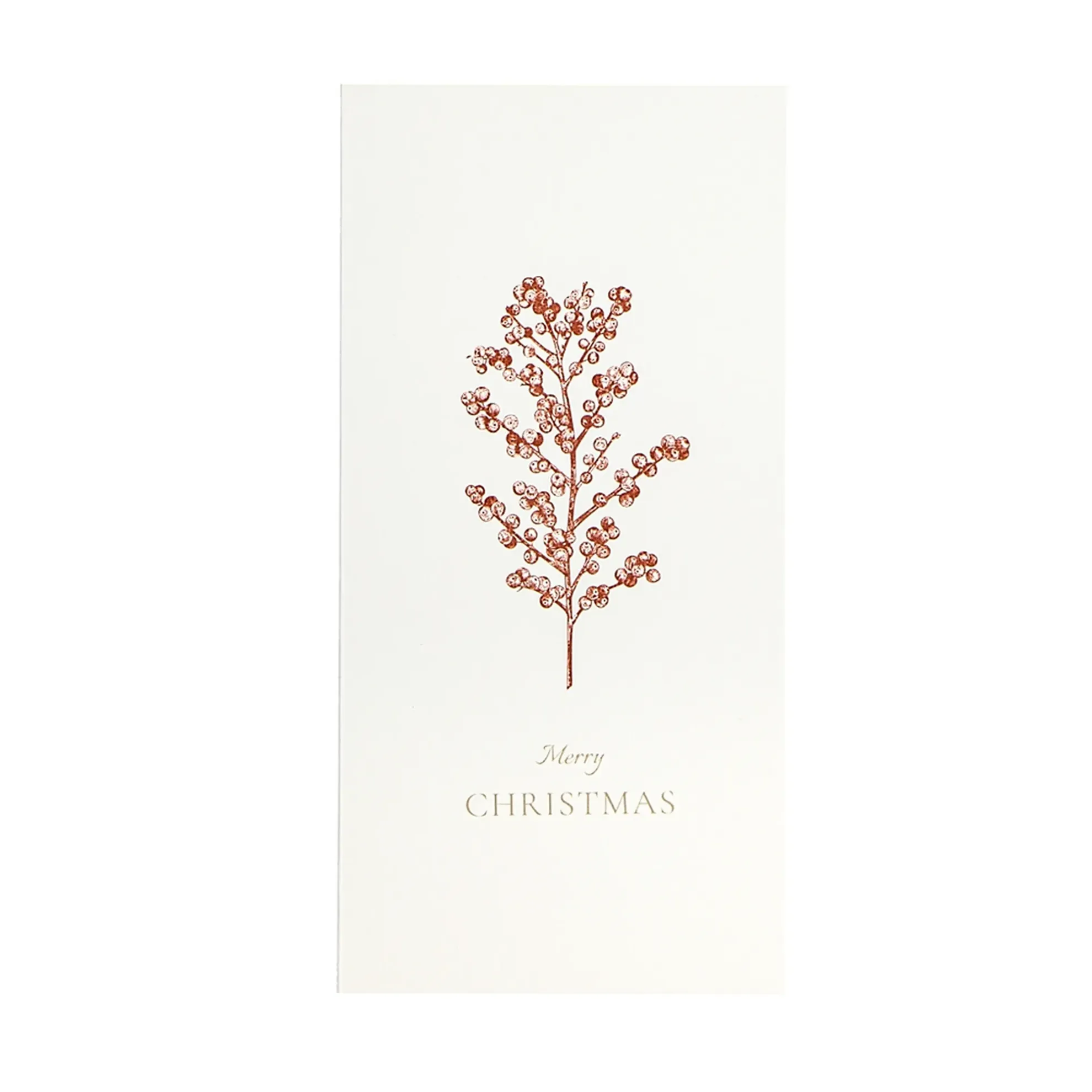 Grüßkarte CARD-HOLLY-DIN-lang
