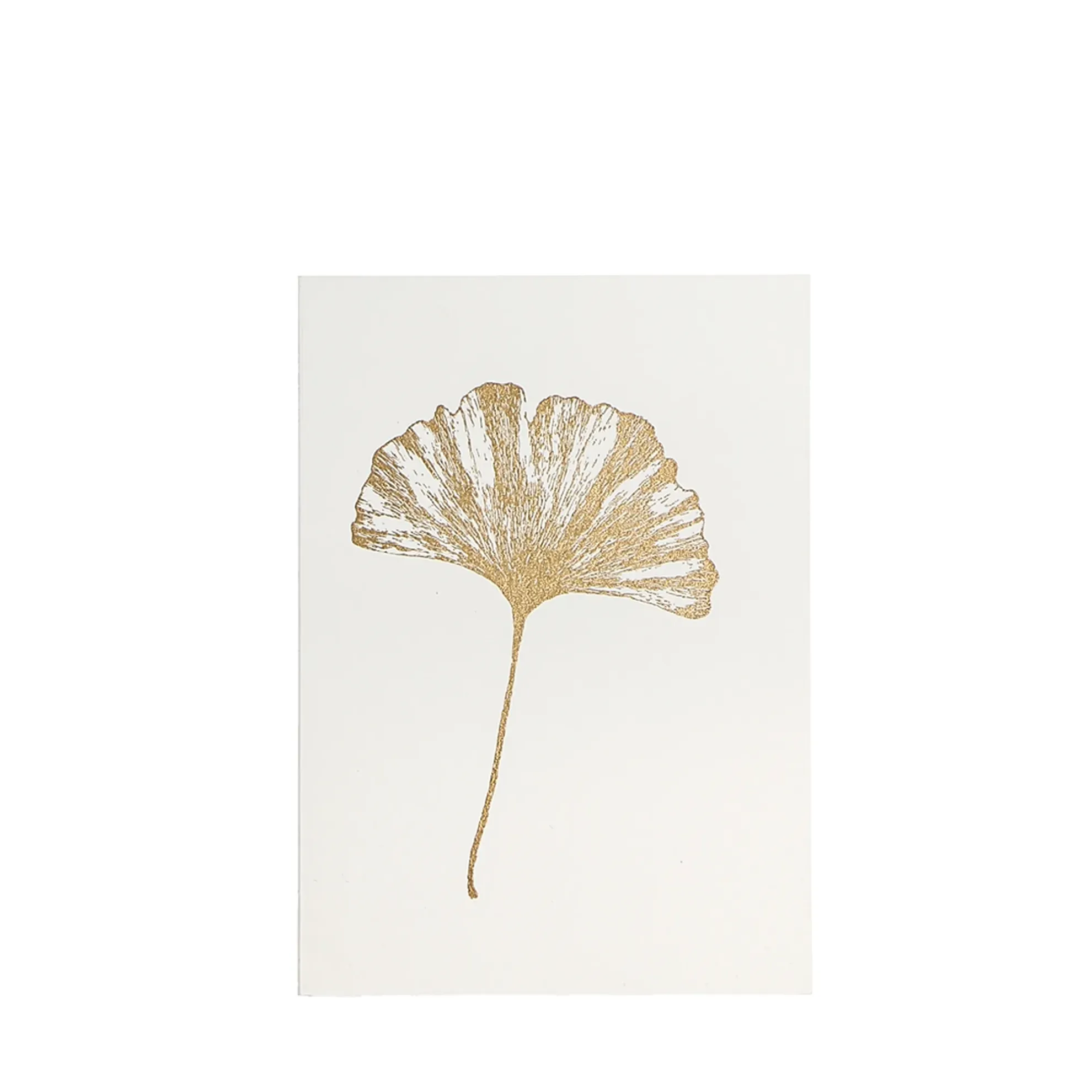 Grüßkarte CARD-GOLDENGINKGO-DIN-B6