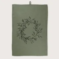 Geschirrtuch OLIVEWREATH Olivine