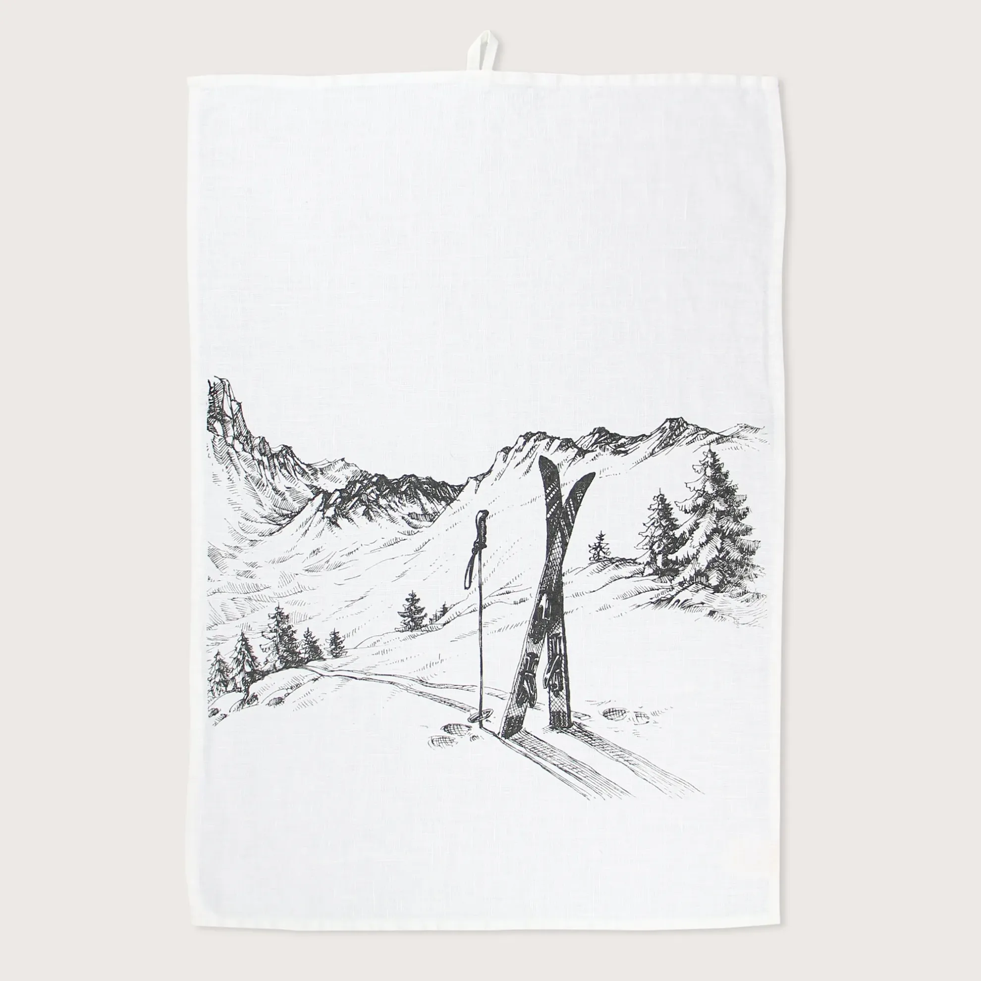 Geschirrtuch SKI/w