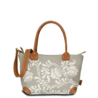Hand-Umhängetasche SWANY M - Filz-Leder 25 x 21 x 11 cm