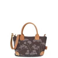 Hand-Umhängetasche JOANA XS - Filz-Leder 22 x 16 x 9 cm