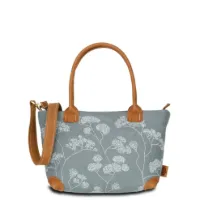 Hand-Umhängetasche JOANA M - Filz-Leder 25 x 21 x 11 cm